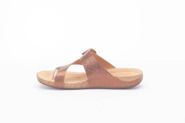 istock Women's sandals on a white background, online shop 898254578