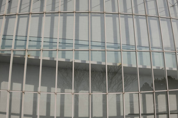 istock Close-up of see through glass construction 898267162