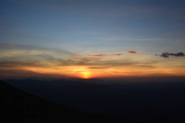 istock Beautiful sunset in mountains. Summer sundown. Wonderful nature background. 898267370