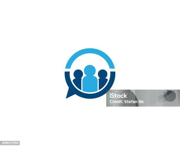 People Icon Stock Illustration - Download Image Now - Logo, People, Icon Symbol