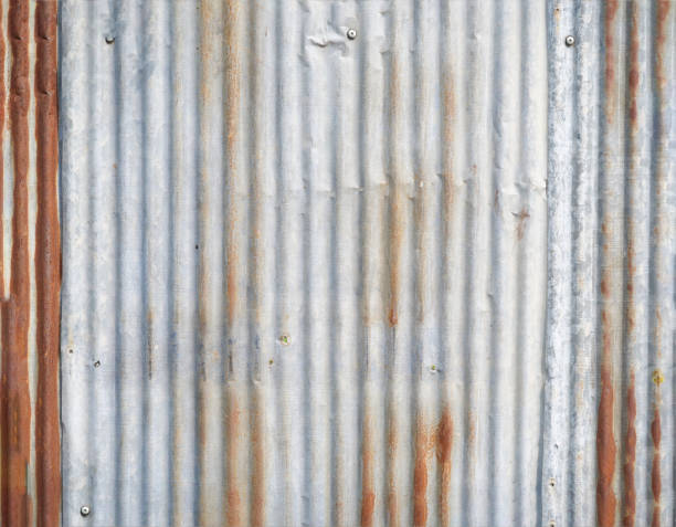 istock old corrugated zinc metal plate wall 898272494