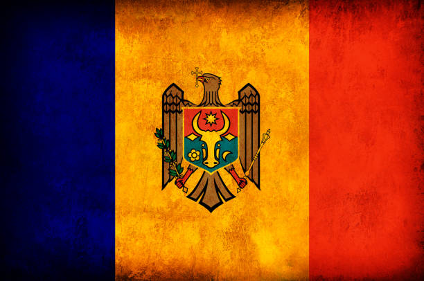 istock Moldavia Grunge Flag 898272722
