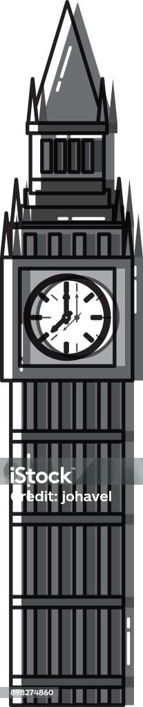 united kingdom icon image big ben london united kingdom icon image vector illustrationd design Awe stock vector