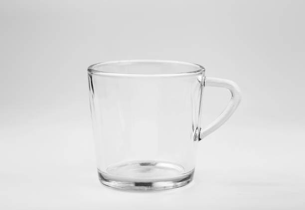istock Glass with white color background 898277240