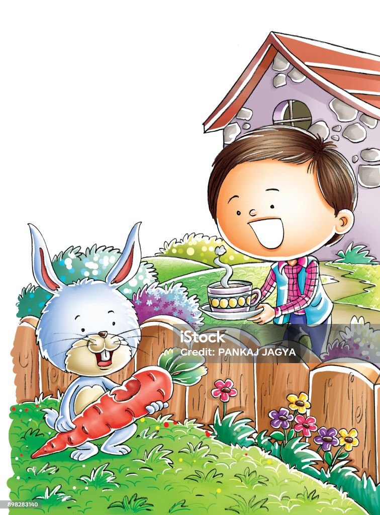 Hello Mr Bunny Stock Illustration - Download Image Now - Animal, Asian and  Indian Ethnicities, Cartoon - iStock