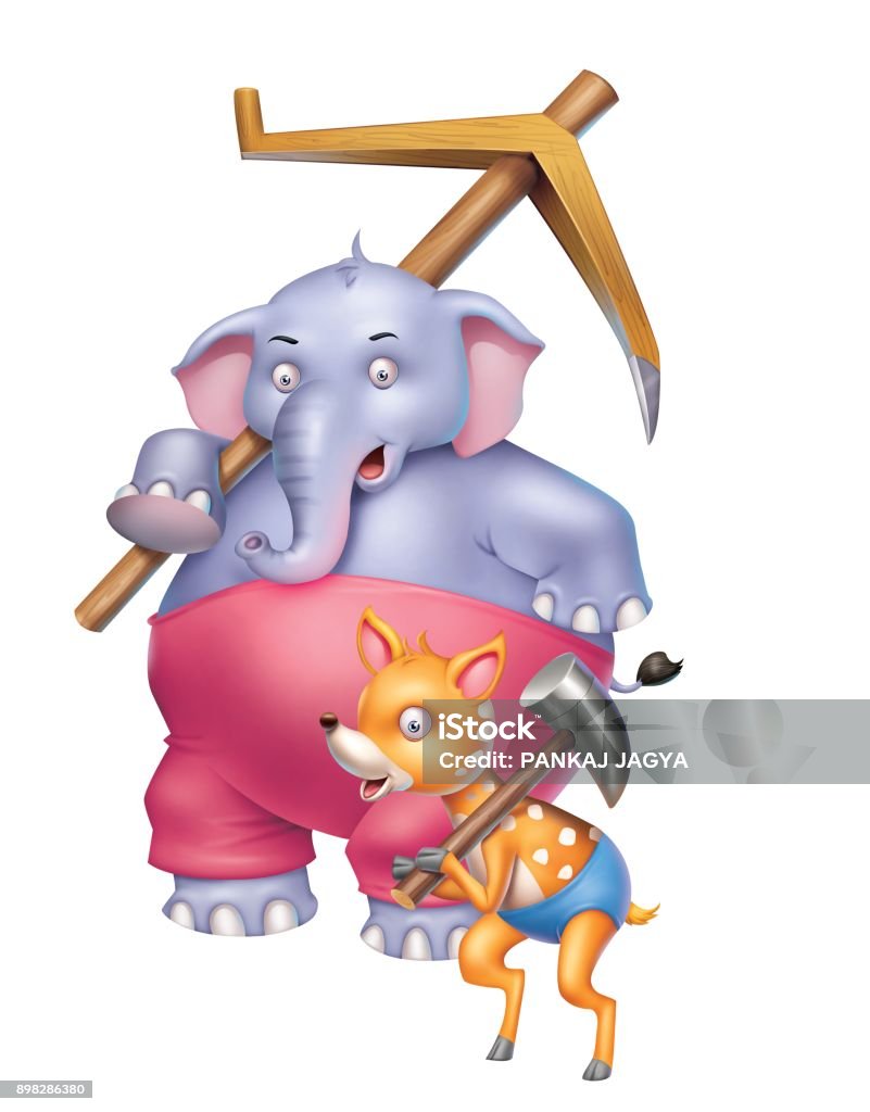 Hindi Alphabet Stock Illustration - Download Image Now - Animal, Art, Baby  - Human Age - iStock