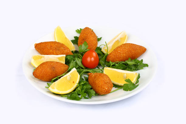 istock Kibbeh, Icli Kofte, stuffed meatballs 898288542