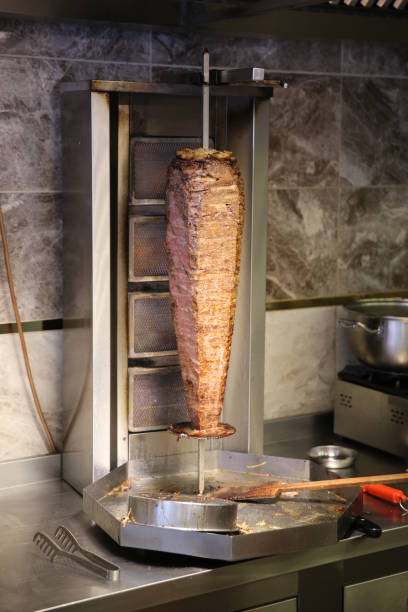 istock Traditional Turkish Doner Kebab grill 898288880