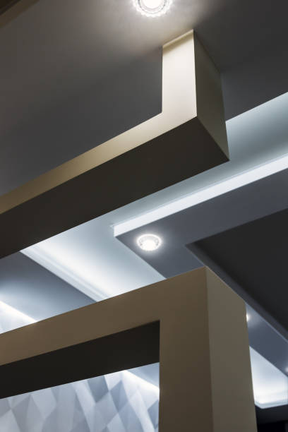 istock suspended ceiling and drywall construction in the decoration 898290530