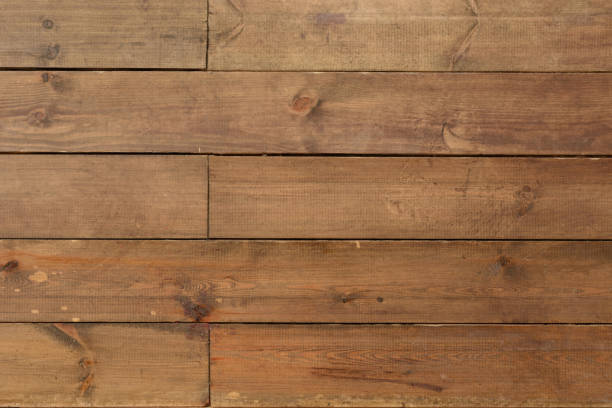istock Textured wooden wall background design with horizontal panels 898291014