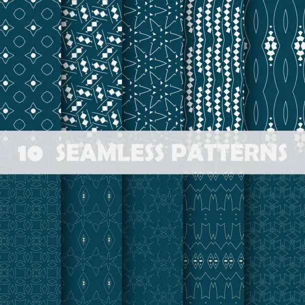 Vector illustration of Seamless Pattern Collection