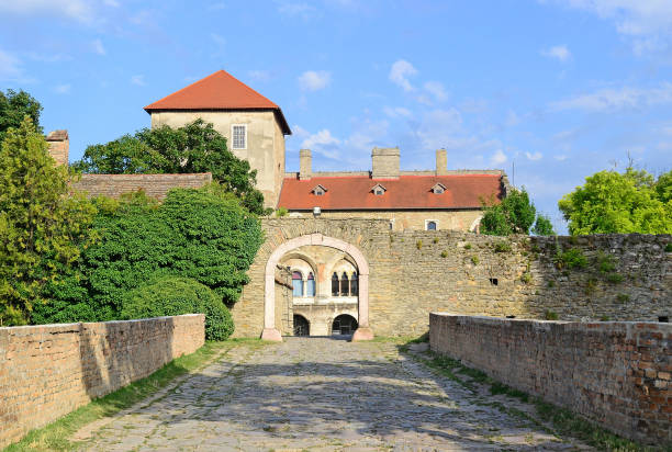 Old buildings at Tata city, Hungary