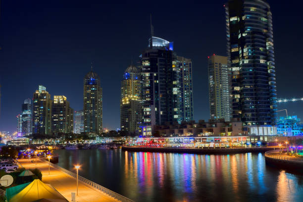istock Nightlife in Dubai Marina. UAE. November 14, 2012 898297902