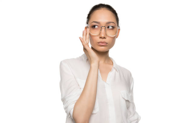 istock gorgeous asian woman in eyeglasses 898301062
