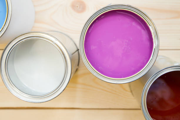 istock Tin cans of household paint 898304848