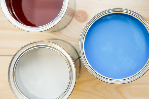 istock Tin cans of household paint 898304906