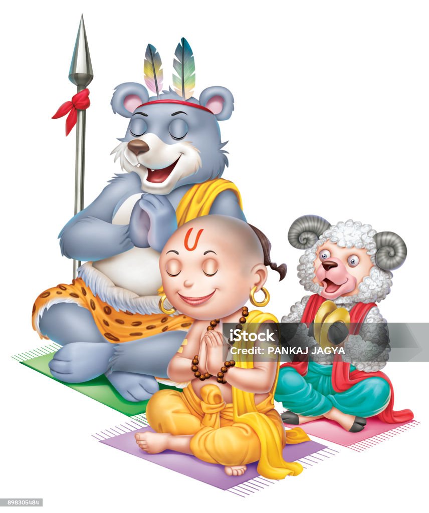 Hindi Rhymes Stock Illustration - Download Image Now - Animal, Art, Cartoon  - iStock