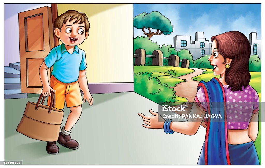 Old Story Stock Illustration - Download Image Now - Art, Asian and Indian  Ethnicities, Cartoon - iStock
