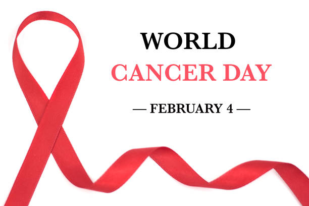 cinta del cáncer día conocimiento del mundo. 4 de febrero - jeanne fotografías e imágenes de stock