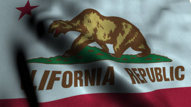 istock Flag of California 898310964