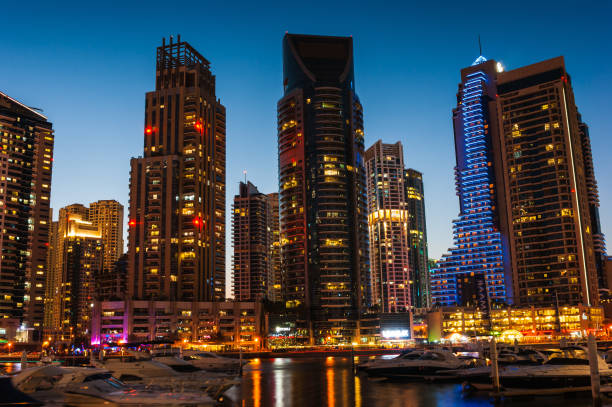 istock Nightlife in Dubai Marina. UAE. November 16, 2012 898316706