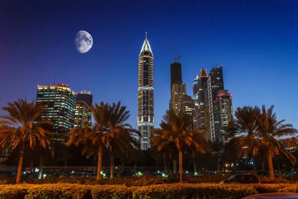 Photo of Nightlife in Dubai. UAE. November 18, 2012