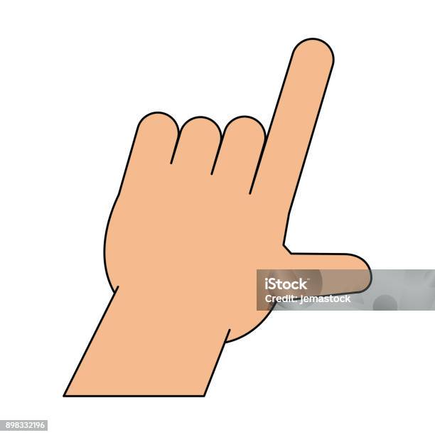 Hand Pointing Symbol Stock Illustration - Download Image Now - Abstract,  Adult, Adults Only - iStock