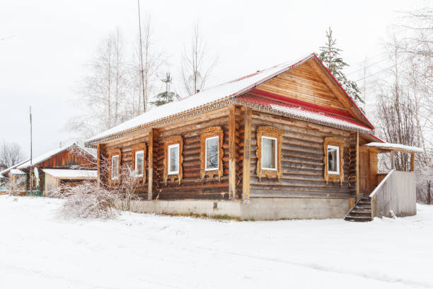 istock New village wooden house 898335342