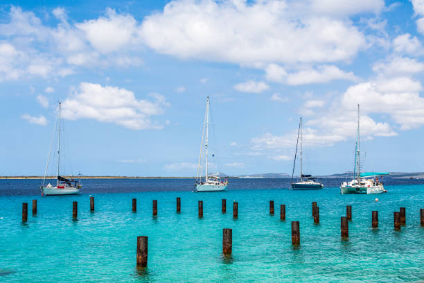 istock Four Sailboats in Belize 898353552