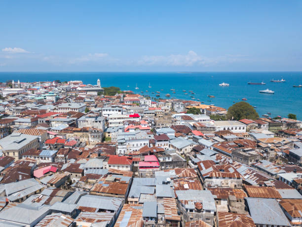istock Aerial view Stone Town 898354408