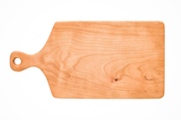 istock Cherry wood cutting board, handmade wood cutting board 898358738