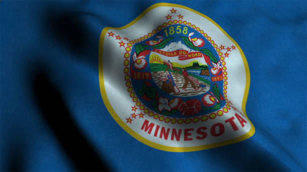 istock State of Minnesota Flag 898365676
