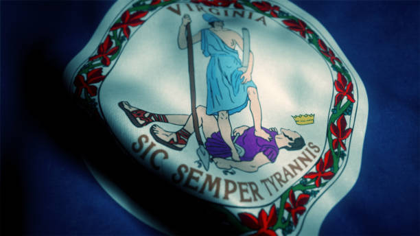 US state flag of Virginia