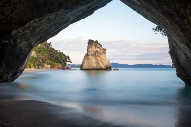 istock Cathedral Cove in New Zealand 898371102