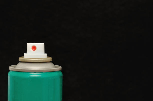 istock An aerosol can isolated against a black background 898374186