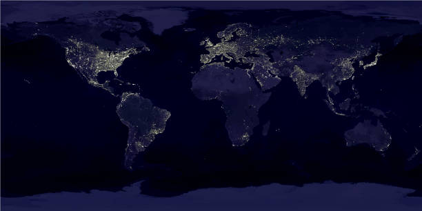 istock Realistic map of the earth. Elements of this vector furnished by NASA 898374510