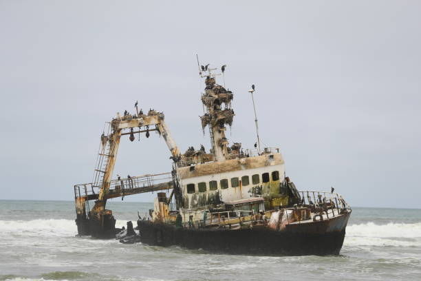 istock Shipwreck on Namibia's Skeleton Coast 898376266