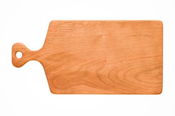 istock Cherry wood cutting board, handmade wood cutting board 898381488