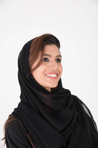 istock beautiful arab girl on white background 898389232
