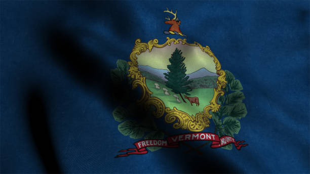 istock Flag of Vermont 898390768