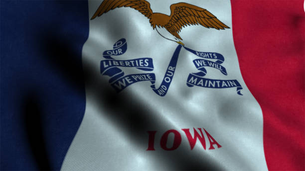 istock State of Iowa Flag 898390778