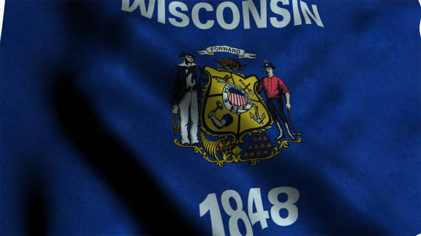 istock State of Wisconsin Flag 898390780