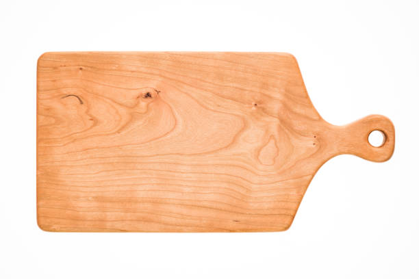 istock Cherry wood cutting board, handmade wood cutting board 898390852