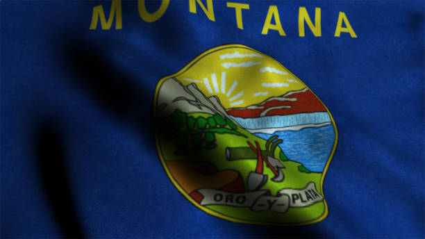 istock State Flag of Montana 898390970
