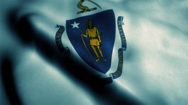 istock flag of Massachusetts 898390980
