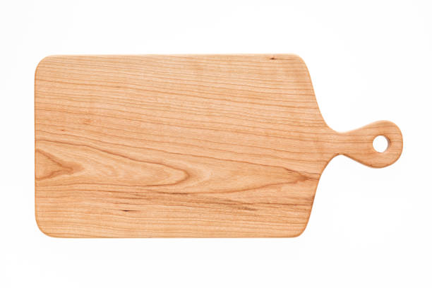istock Cherry wood cutting board, handmade wood cutting board 898391704