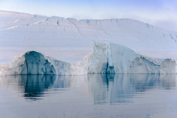 istock Massive icebergs on arctic ocean in Greenland 898396674