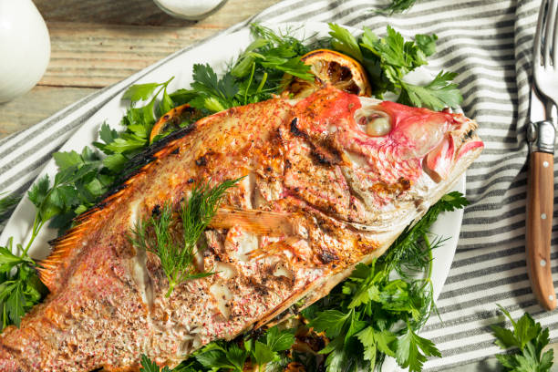 istock Homemade Grilled Whole Red Snapper 898397056