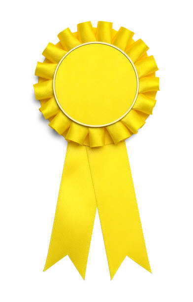 large yellow award - army usa text metal imagens e fotografias de stock