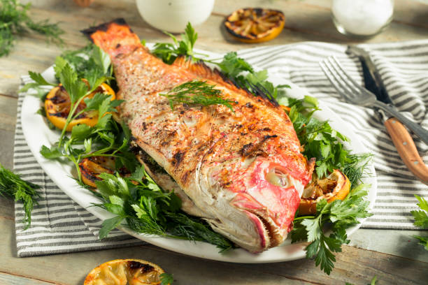 istock Homemade Grilled Whole Red Snapper 898398240